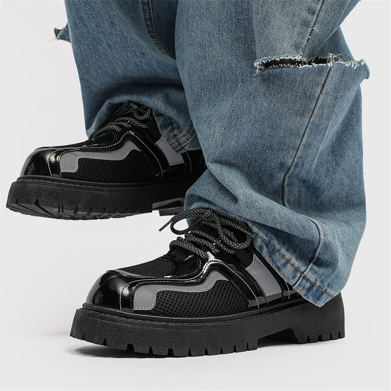 MLB LTHR-17 Reflective Chunky Boots - Sneakernational