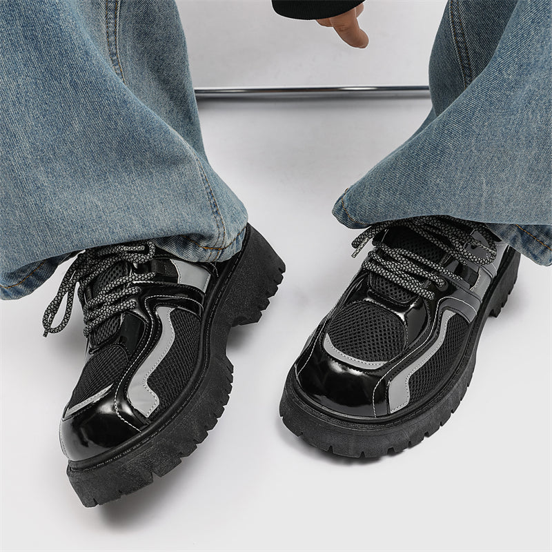 MLB LTHR-17 Reflective Chunky Boots - Sneakernational