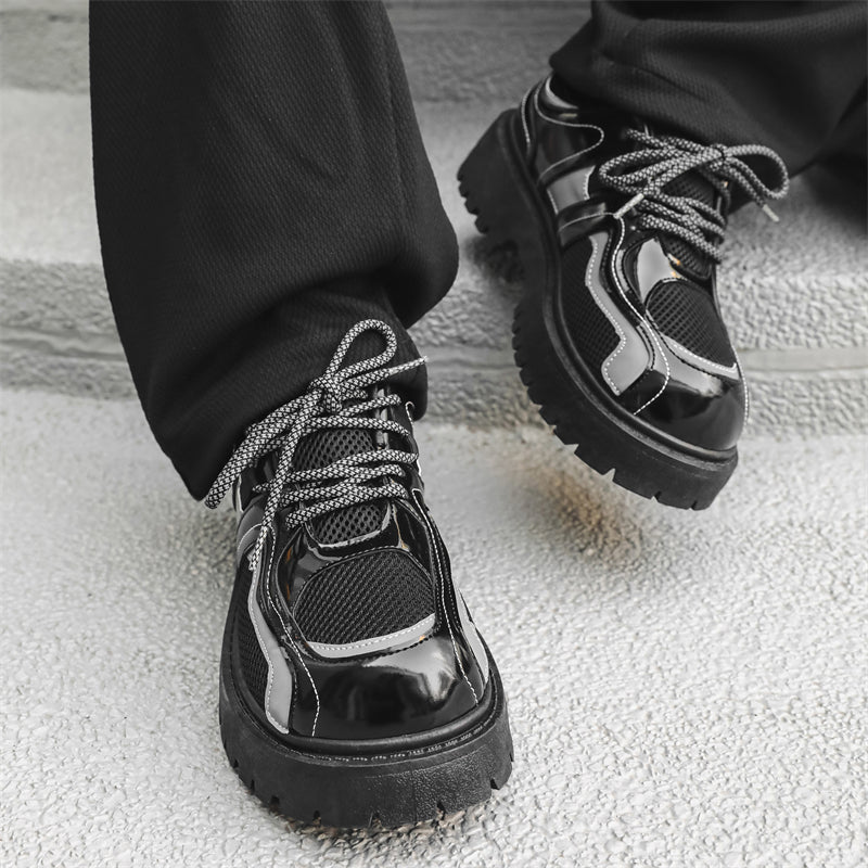 MLB LTHR-17 Reflective Chunky Boots - Sneakernational