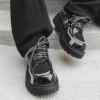 MLB LTHR-17 Reflective Chunky Boots - Sneakernational
