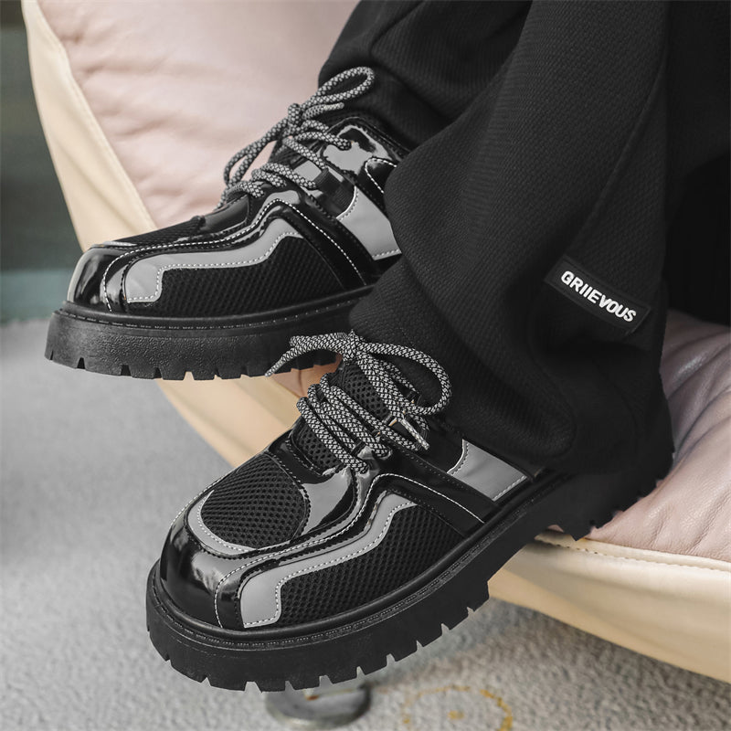 MLB LTHR-17 Reflective Chunky Boots - Sneakernational