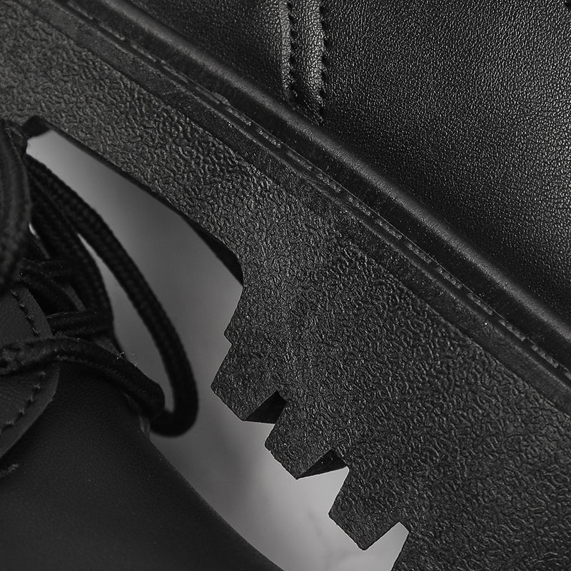 MLB LTHR-18 Metal-Plated Combat Boots - Sneakernational