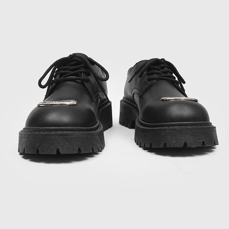 MLB LTHR-18 Metal-Plated Combat Boots - Sneakernational