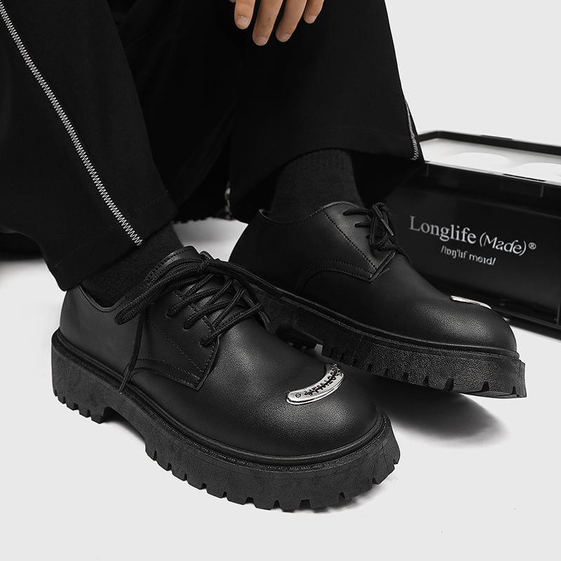 MLB LTHR-18 Metal-Plated Combat Boots - Sneakernational