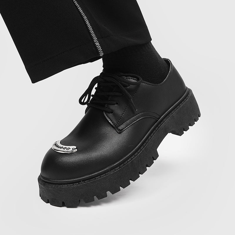 MLB LTHR-18 Metal-Plated Combat Boots - Sneakernational