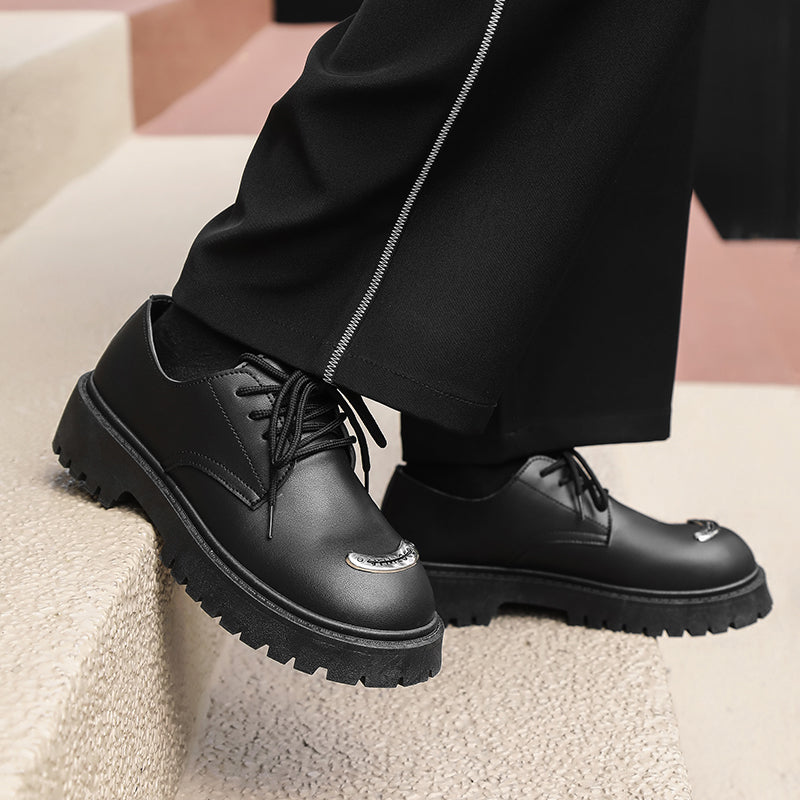MLB LTHR-18 Metal-Plated Combat Boots - Sneakernational