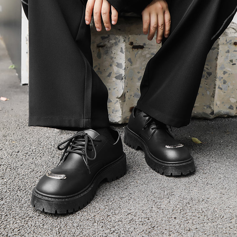 MLB LTHR-18 Metal-Plated Combat Boots - Sneakernational