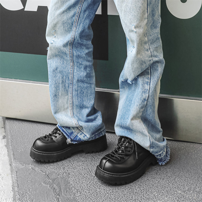MLB LTHR-21 Combat-Style Boots - Sneakernational