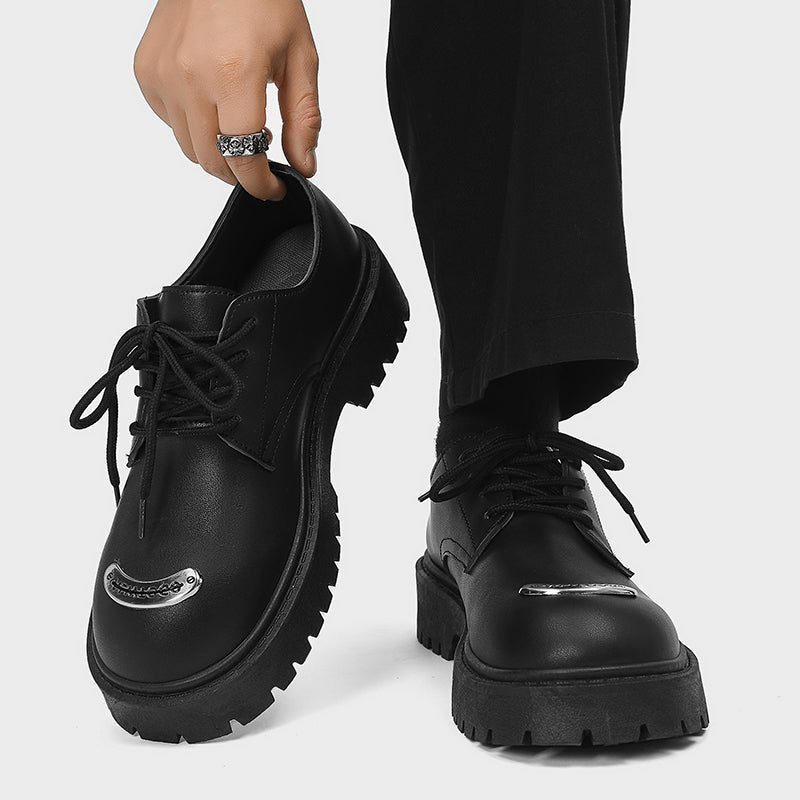 MLB LTHR-18 Metal-Plated Combat Boots - Sneakernational