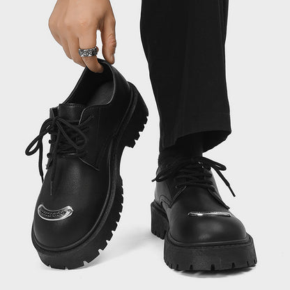 MLB LTHR-18 Metal-Plated Combat Boots - Sneakernational