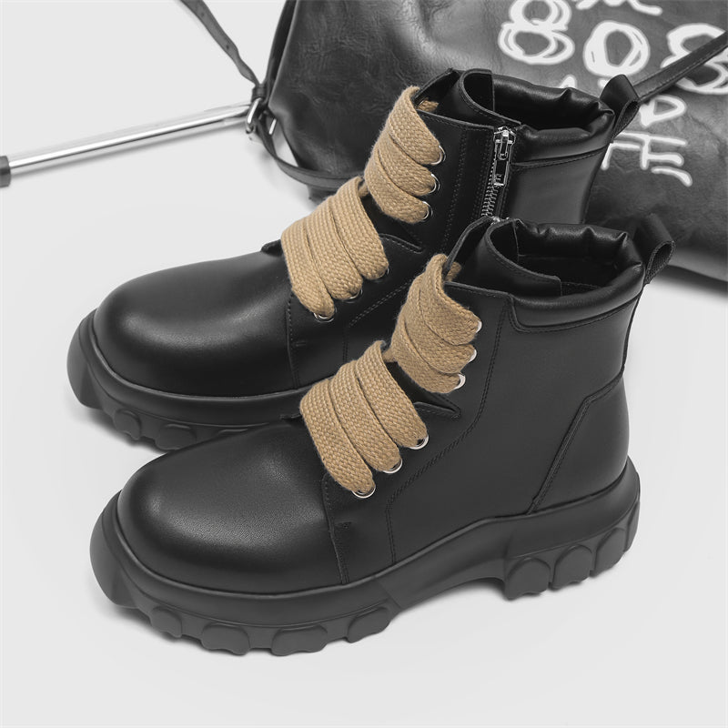 MLB LTHR-02 High-Top Combat Boots - Sneakernational