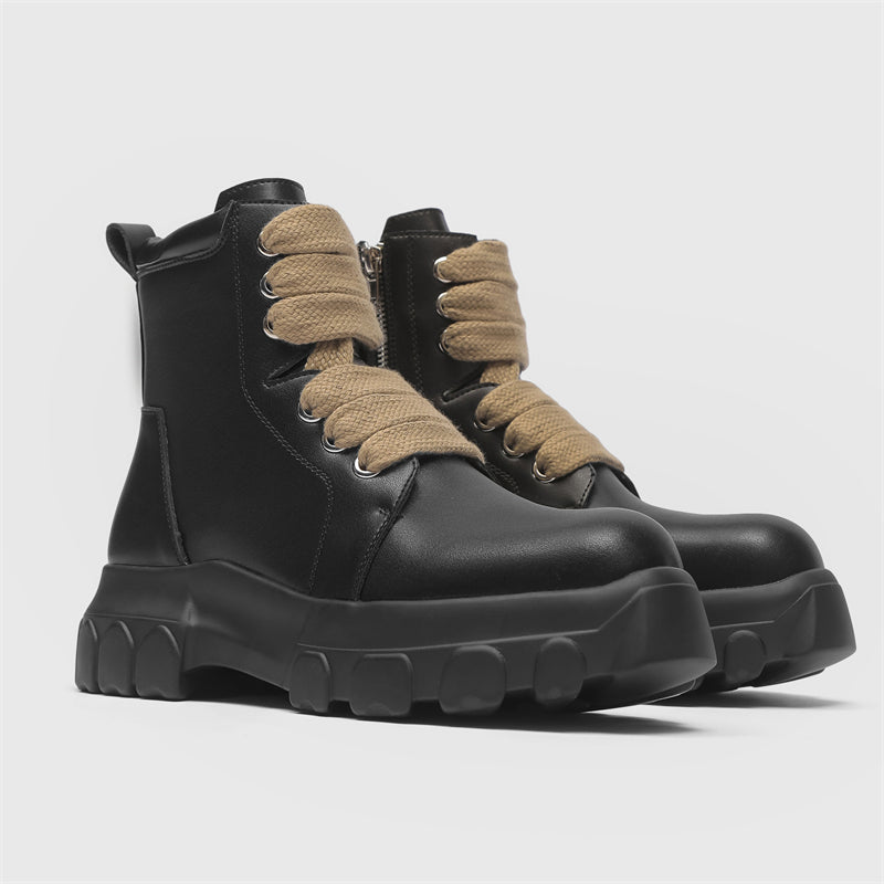 MLB LTHR-02 High-Top Combat Boots - Sneakernational