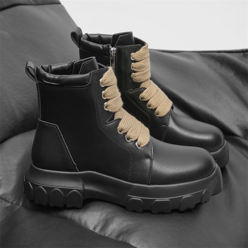 MLB LTHR-02 High-Top Combat Boots - Sneakernational