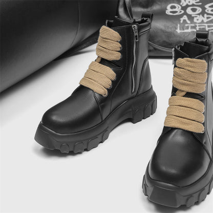 MLB LTHR-02 High-Top Combat Boots - Sneakernational