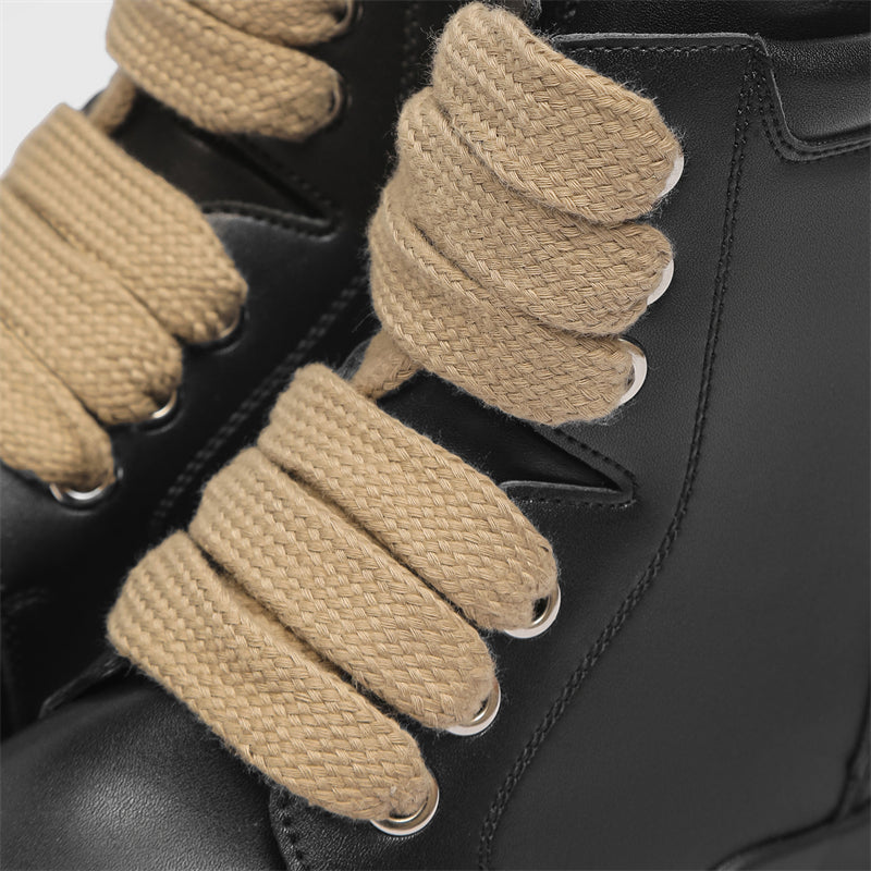 MLB LTHR-02 High-Top Combat Boots - Sneakernational