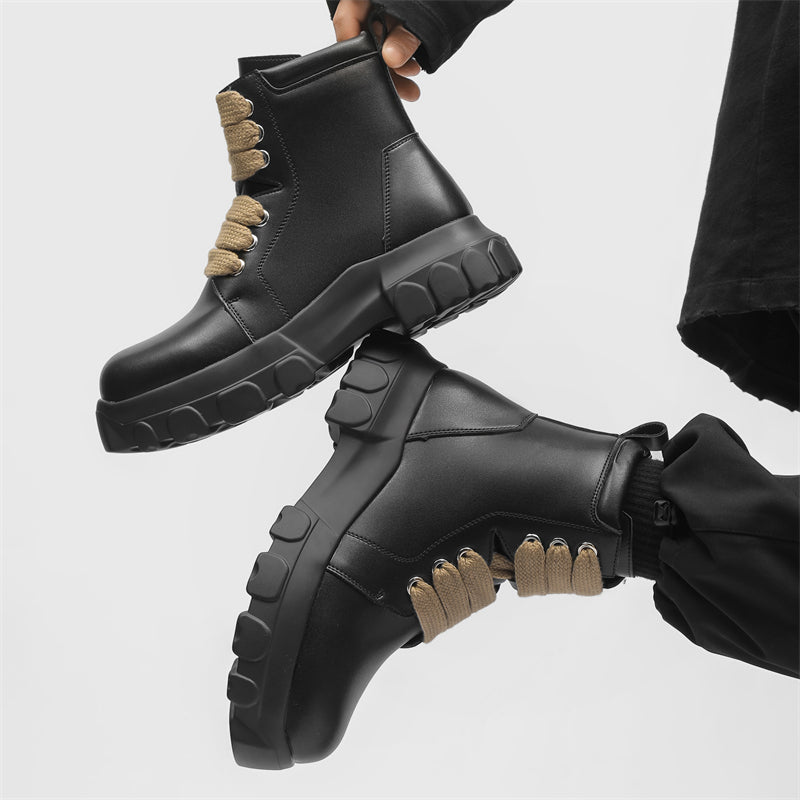 MLB LTHR-02 High-Top Combat Boots - Sneakernational