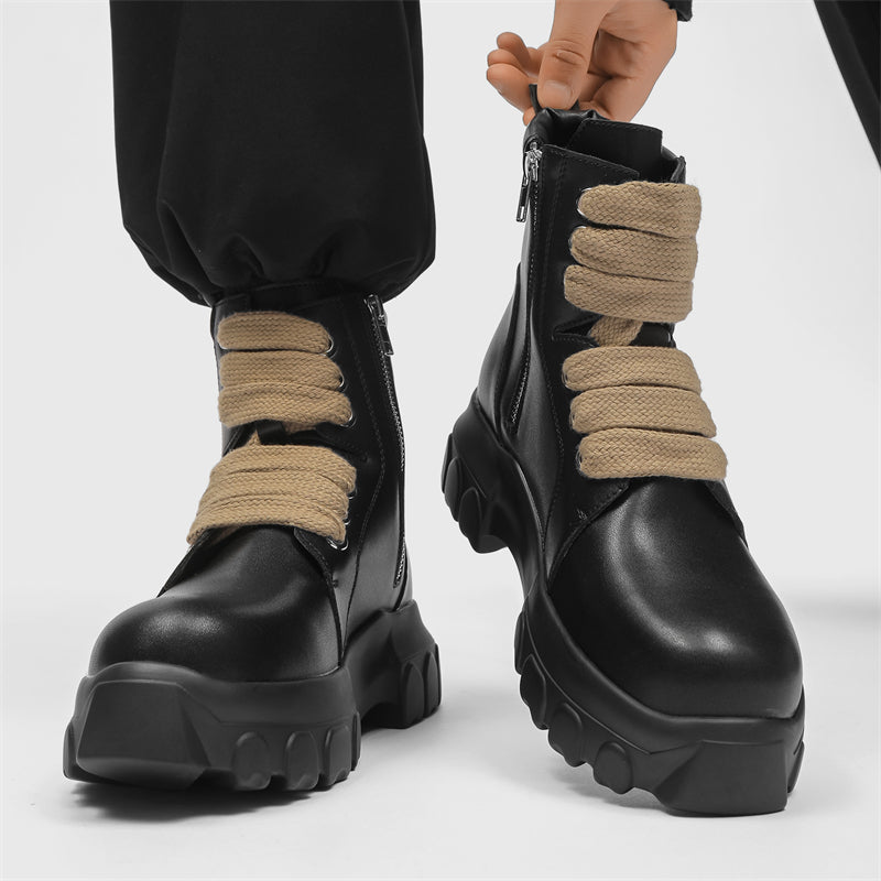 MLB LTHR-02 High-Top Combat Boots - Sneakernational