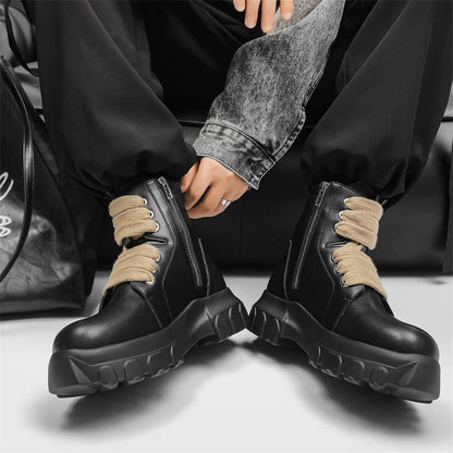MLB LTHR-02 High-Top Combat Boots - Sneakernational