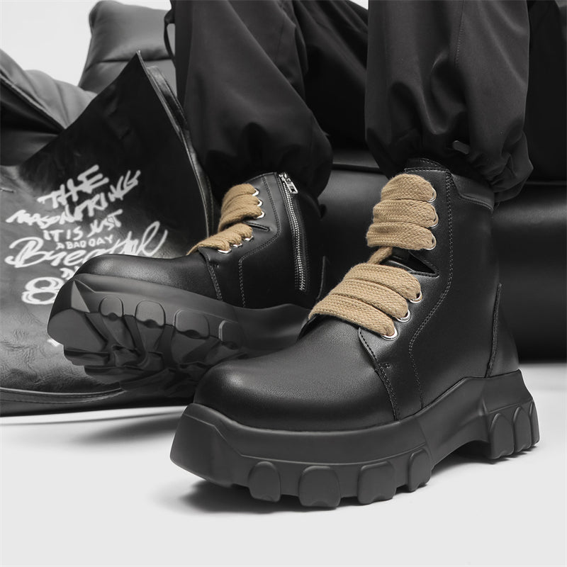 MLB LTHR-02 High-Top Combat Boots - Sneakernational