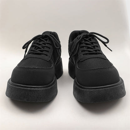 MLB LTHR-20 Chunky Platform Mesh-Detail Boots - Sneakernational