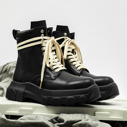 MLB LTHR-01 High-Top Combat Boots - Sneakernational