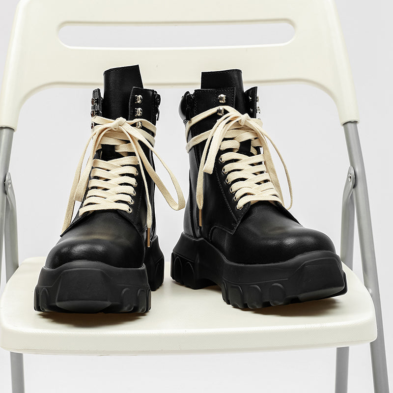 MLB LTHR-01 High-Top Combat Boots - Sneakernational