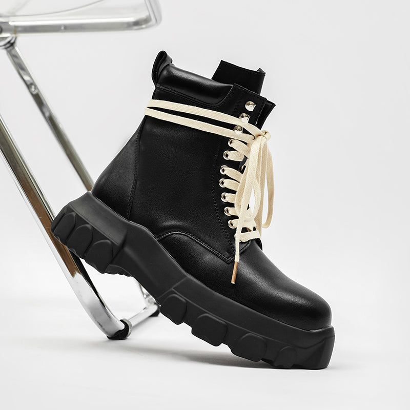 MLB LTHR-01 High-Top Combat Boots - Sneakernational
