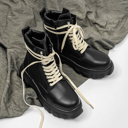 MLB LTHR-01 High-Top Combat Boots - Sneakernational