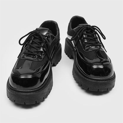 MLB LTHR-22 Glossy Platform Boots - Sneakernational
