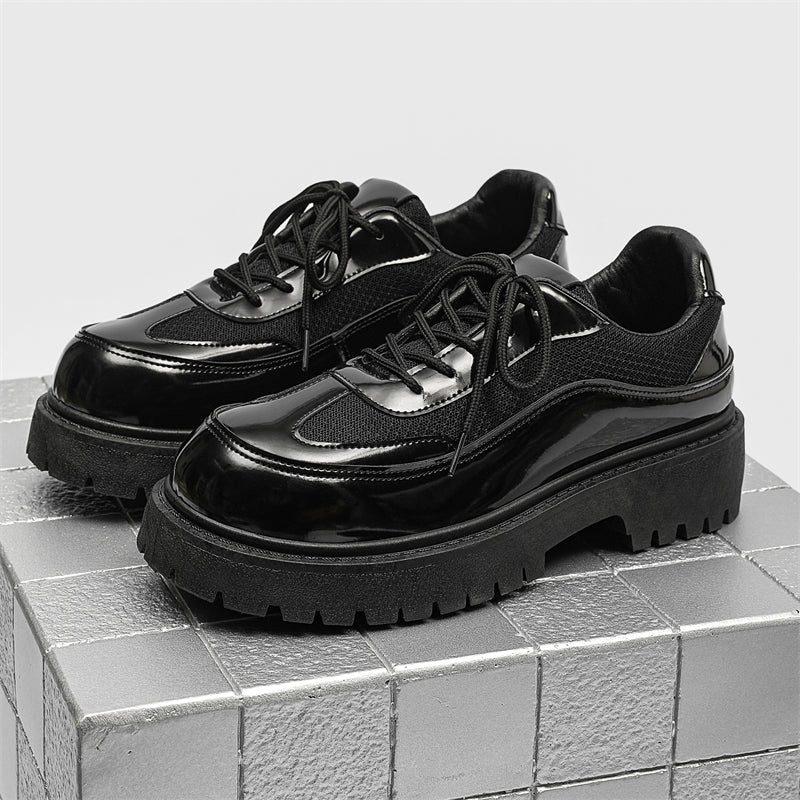 MLB LTHR-22 Glossy Platform Boots - Sneakernational