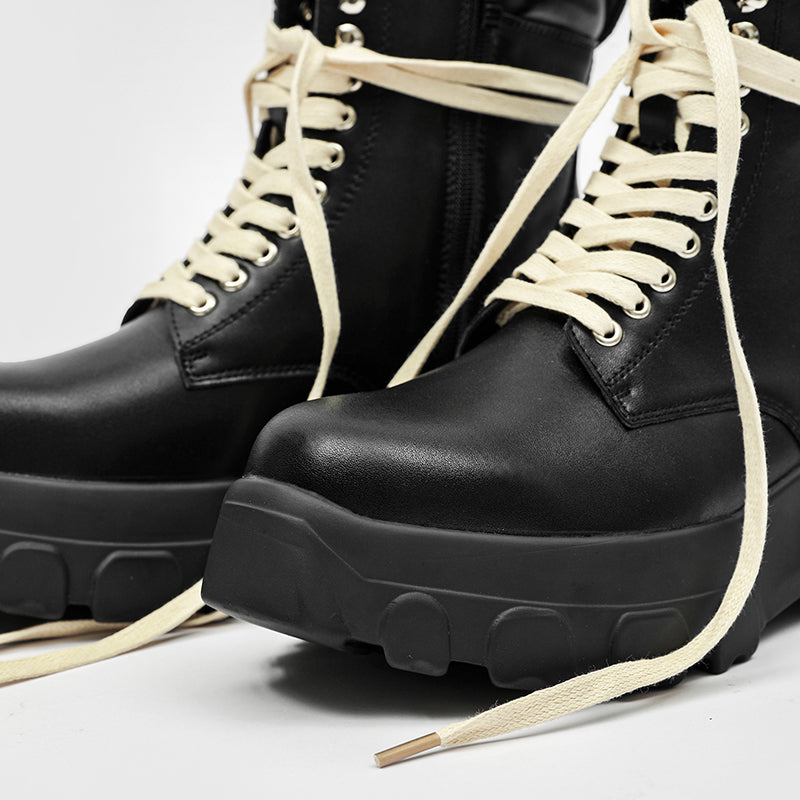 MLB LTHR-01 High-Top Combat Boots - Sneakernational