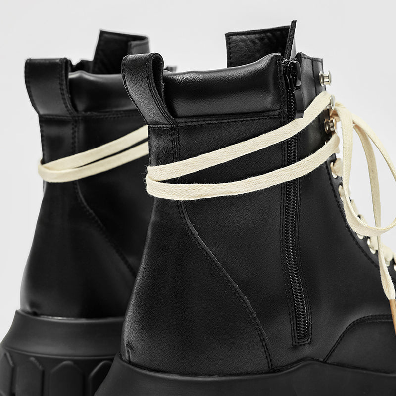 MLB LTHR-01 High-Top Combat Boots - Sneakernational