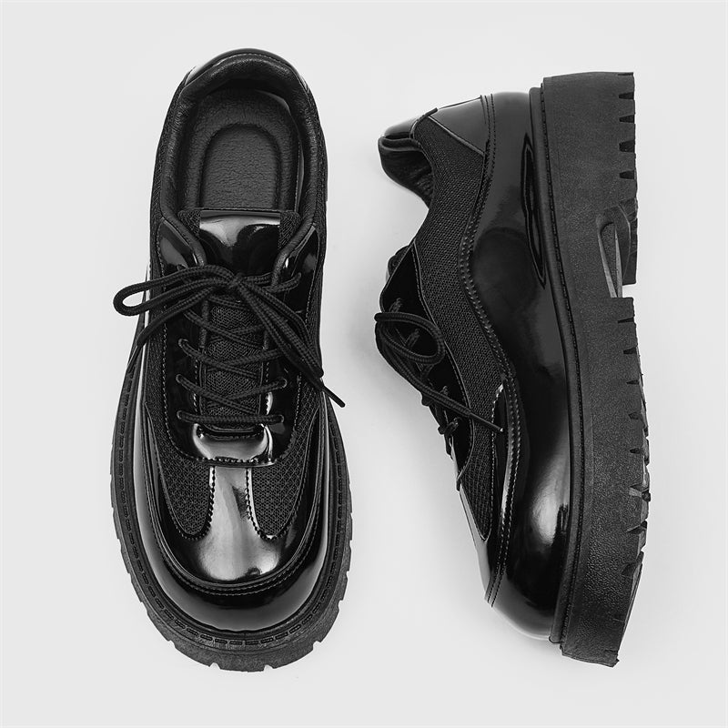 MLB LTHR-22 Glossy Platform Boots - Sneakernational