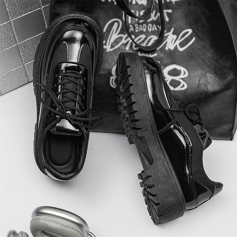 MLB LTHR-22 Glossy Platform Boots - Sneakernational