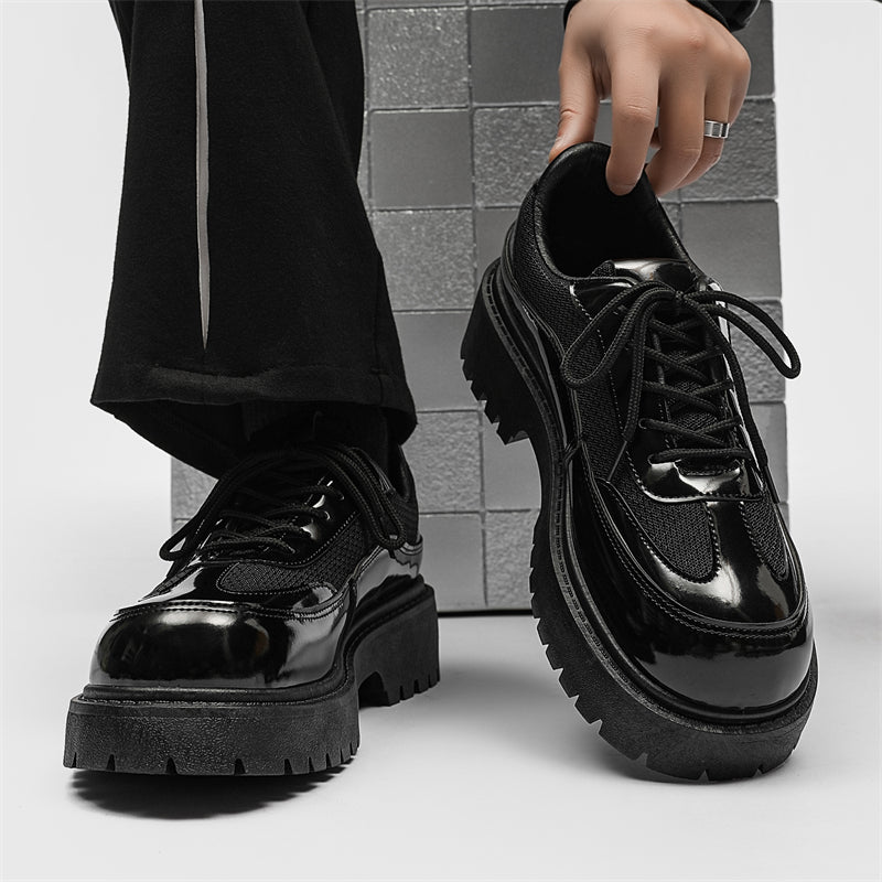 MLB LTHR-22 Glossy Platform Boots - Sneakernational