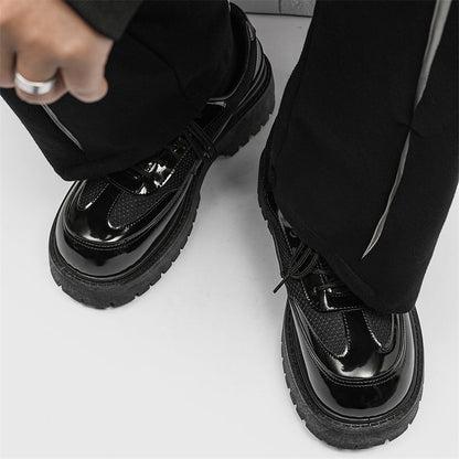 MLB LTHR-22 Glossy Platform Boots - Sneakernational
