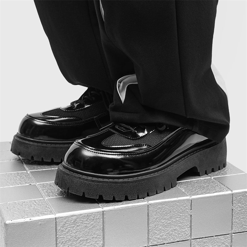 MLB LTHR-22 Glossy Platform Boots - Sneakernational