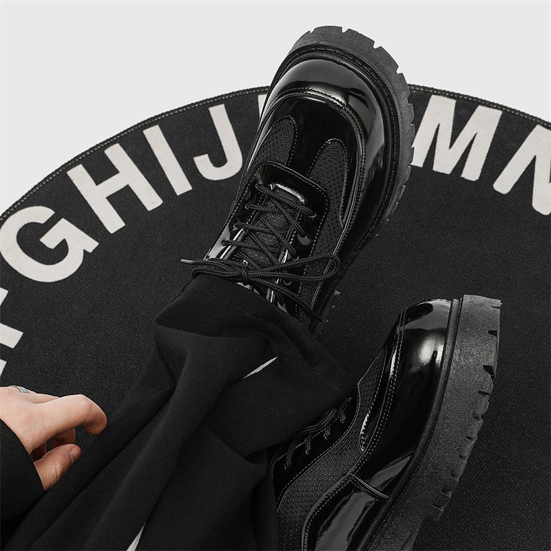MLB LTHR-22 Glossy Platform Boots - Sneakernational