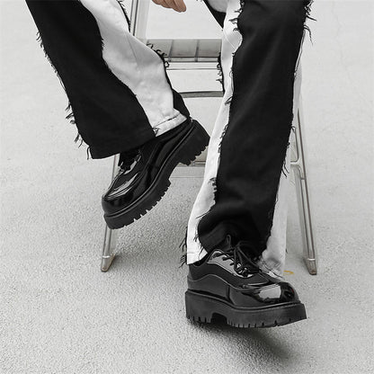 MLB LTHR-22 Glossy Platform Boots - Sneakernational