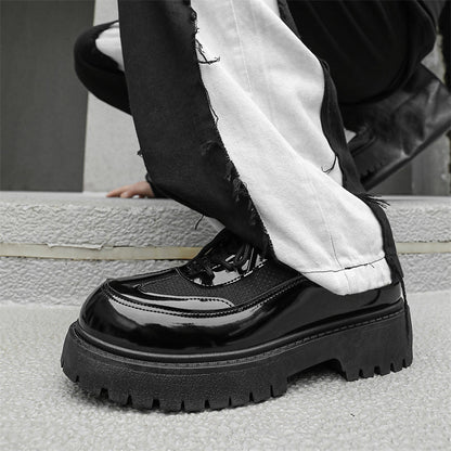 MLB LTHR-22 Glossy Platform Boots - Sneakernational