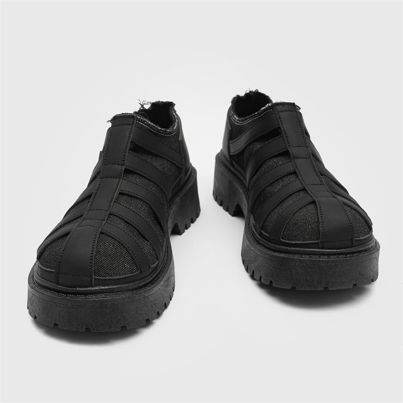MLB LTHR-19 Chunky Platform Boots - Sneakernational
