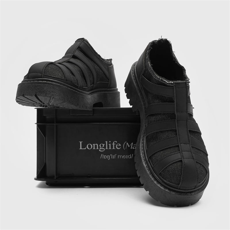 MLB LTHR-19 Chunky Platform Boots - Sneakernational