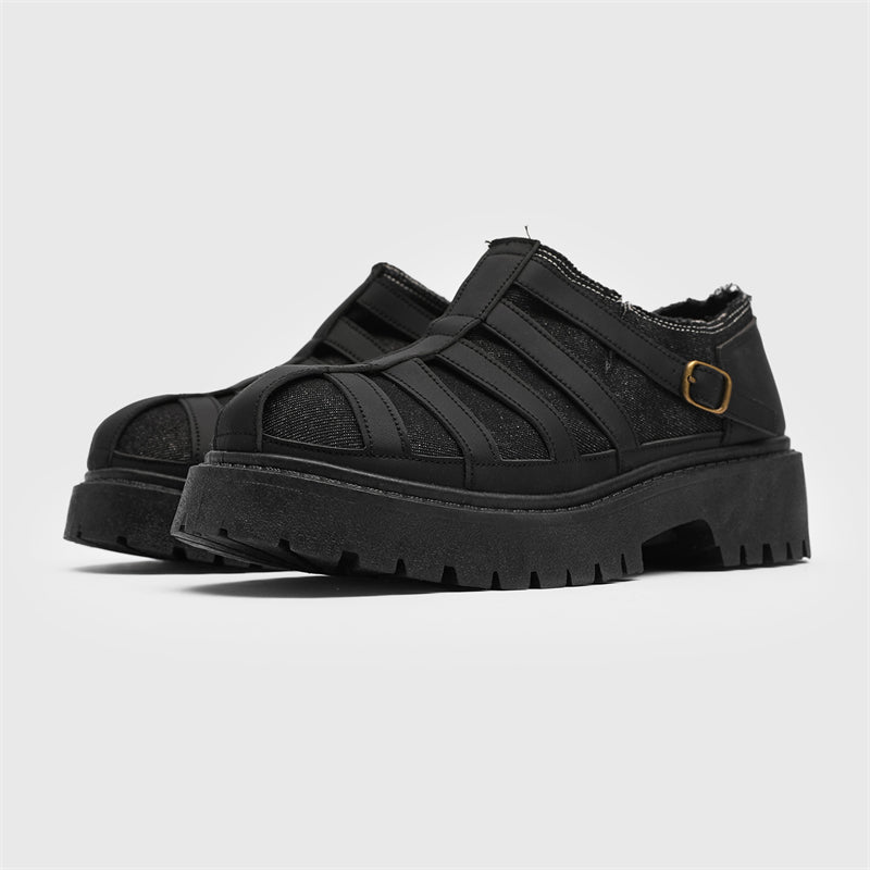 MLB LTHR-19 Chunky Platform Boots - Sneakernational