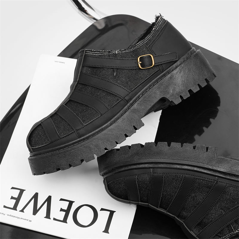 MLB LTHR-19 Chunky Platform Boots - Sneakernational