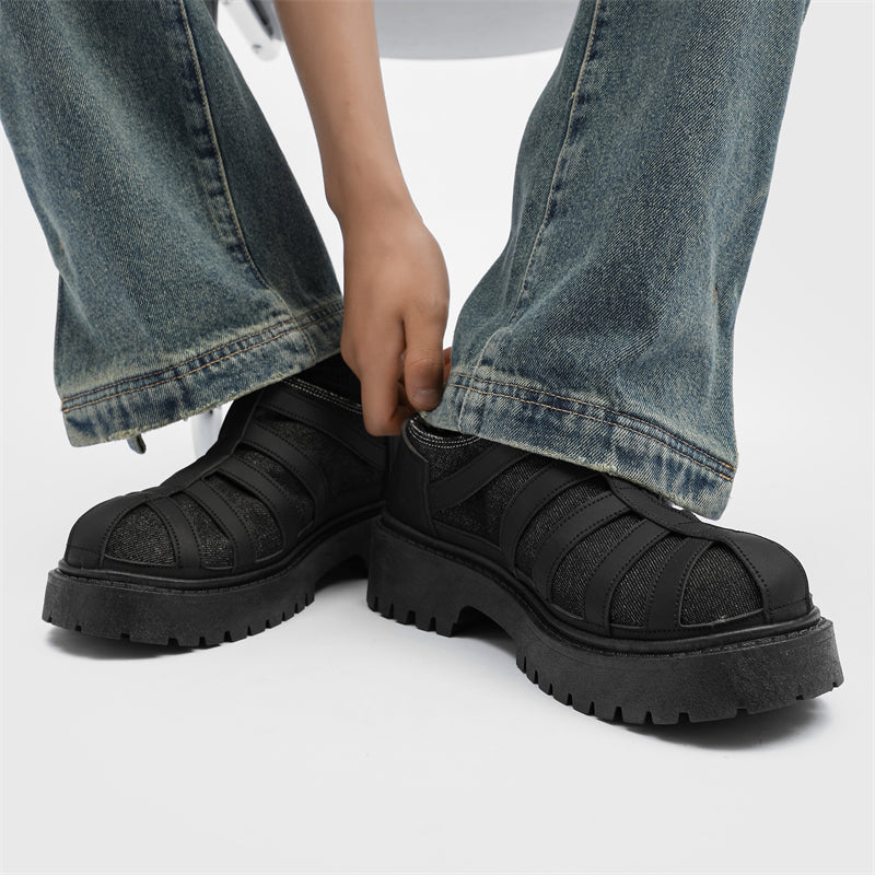 MLB LTHR-19 Chunky Platform Boots - Sneakernational