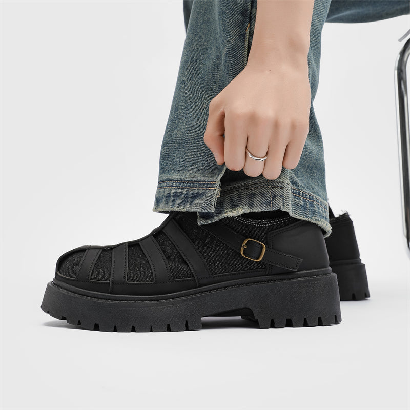 MLB LTHR-19 Chunky Platform Boots - Sneakernational