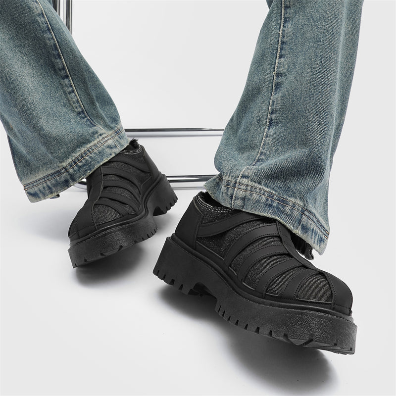 MLB LTHR-19 Chunky Platform Boots - Sneakernational