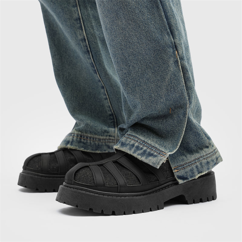 MLB LTHR-19 Chunky Platform Boots - Sneakernational