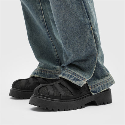 MLB LTHR-19 Chunky Platform Boots - Sneakernational