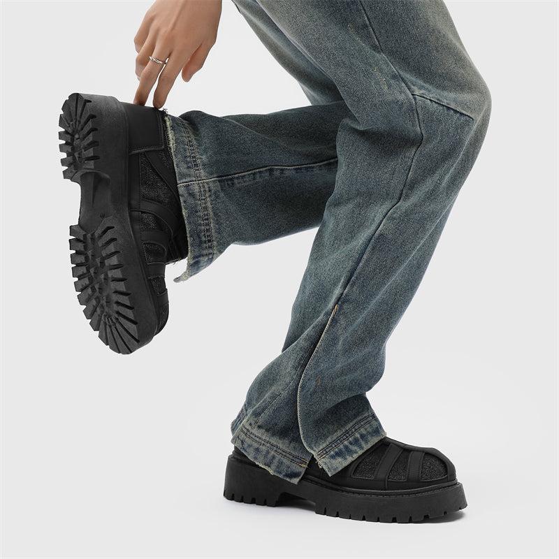 MLB LTHR-19 Chunky Platform Boots - Sneakernational